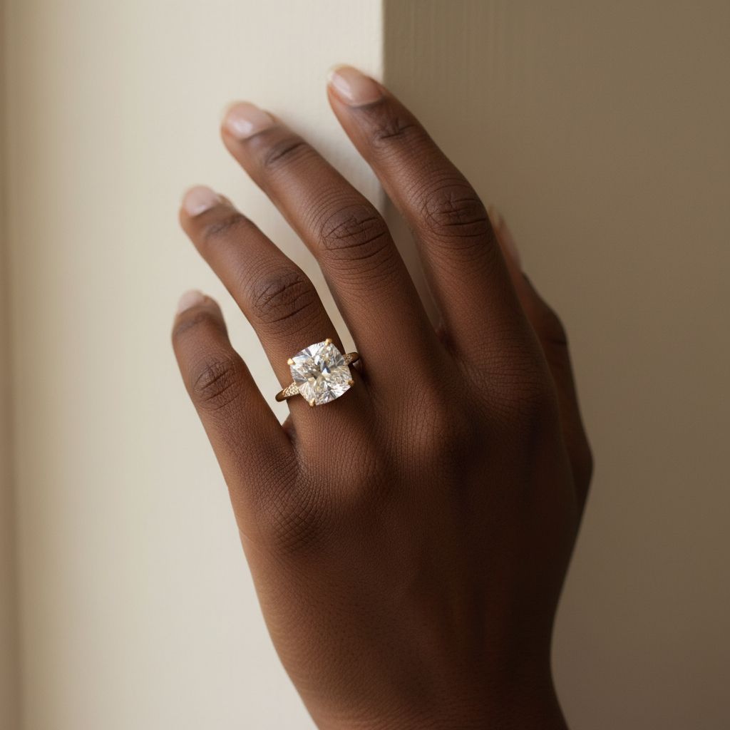 On-Hand Lifestyle (Ring, Dark Skin Tone)